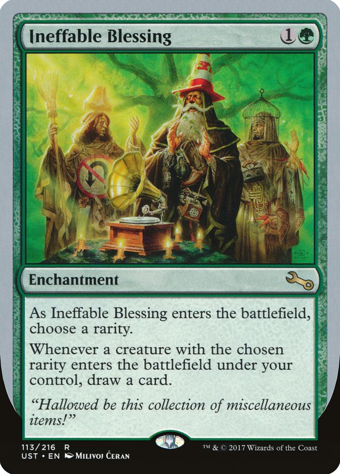 Ineffable Blessing ("choose a rarity") [Unstable] | Boutique FDB TCG