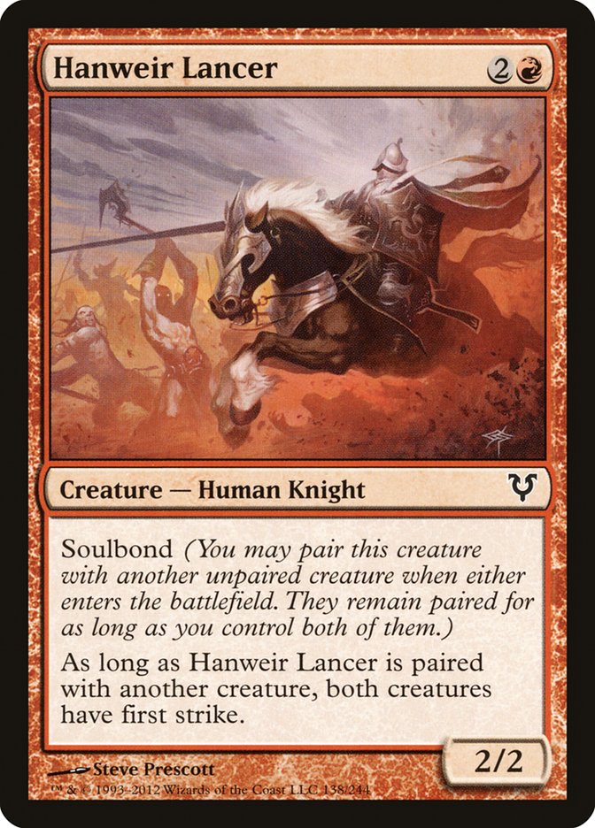 Hanweir Lancer [Avacyn Restored] | Boutique FDB TCG