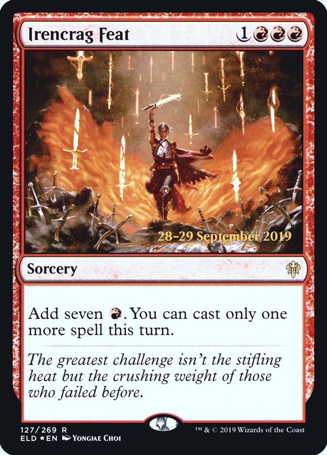 Irencrag Feat [Throne of Eldraine Prerelease Promos] | Boutique FDB TCG