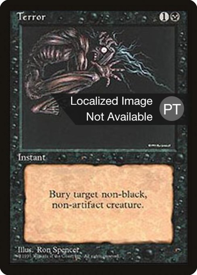 Terror [Fourth Edition (Foreign Black Border)] | Boutique FDB TCG