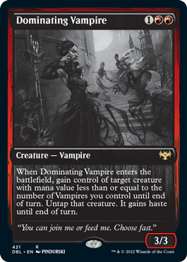 Dominating Vampire [Innistrad: Double Feature] | Boutique FDB TCG