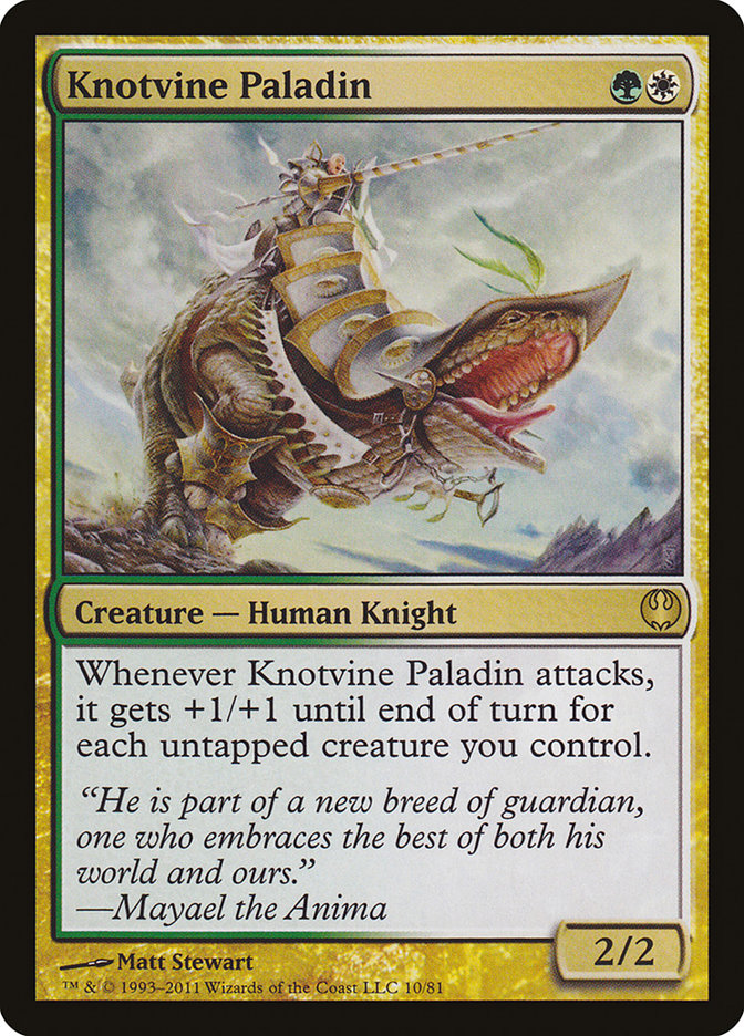 Knotvine Paladin [Duel Decks: Knights vs. Dragons] | Boutique FDB TCG