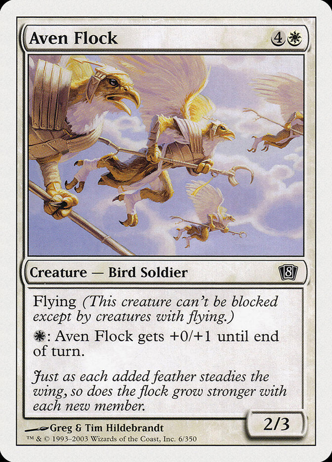 Aven Flock [Eighth Edition] | Boutique FDB TCG