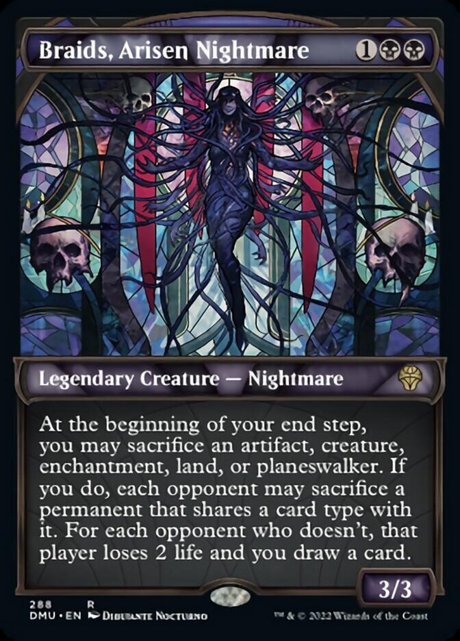 Braids, Arisen Nightmare (Showcase) [Dominaria United] | Boutique FDB TCG