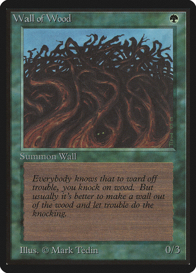 Wall of Wood [Beta Edition] | Boutique FDB TCG