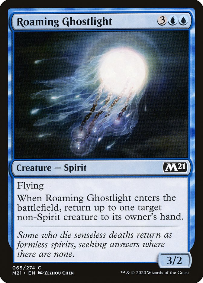 Roaming Ghostlight [Core Set 2021] | Boutique FDB TCG