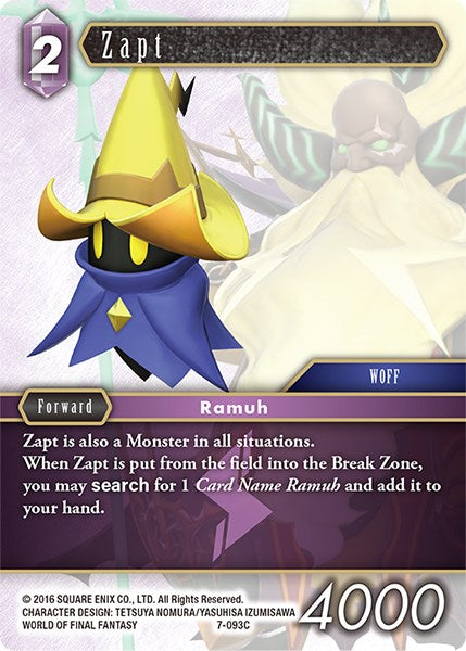 Zapt [Opus VII] | Boutique FDB TCG