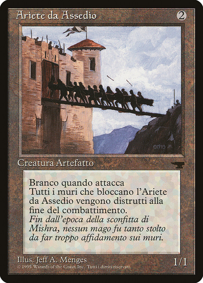 Battering Ram (Italian) - "Ariete da Assedio" [Rinascimento] | Boutique FDB TCG