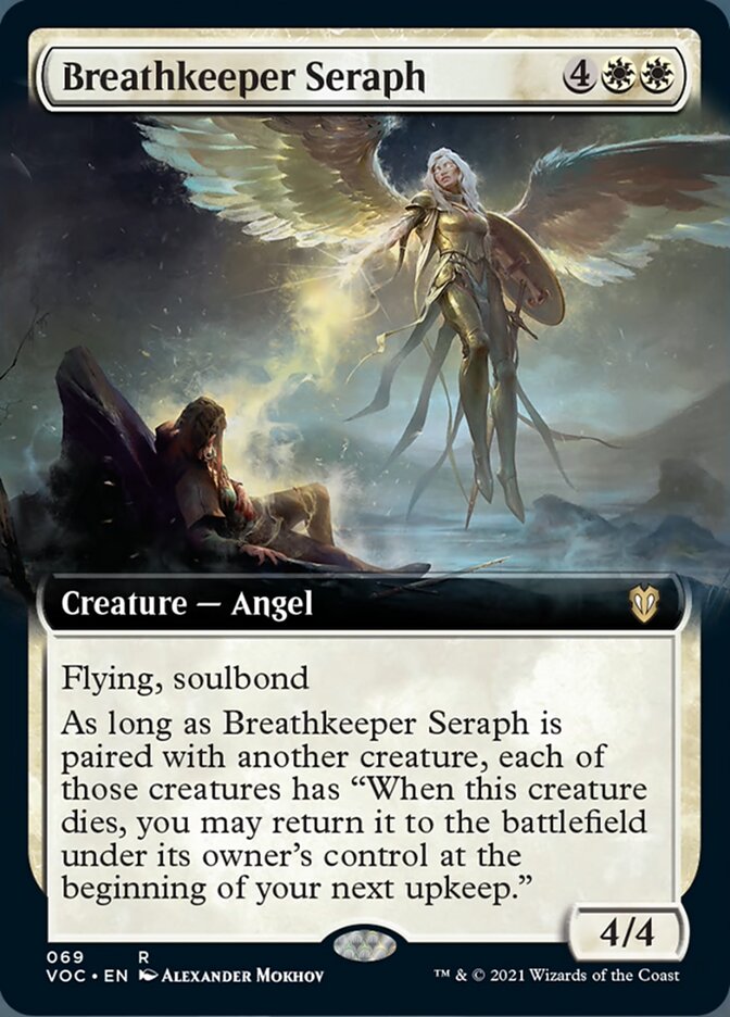 Breathkeeper Seraph (Extended Art) [Innistrad: Crimson Vow Commander] | Boutique FDB TCG