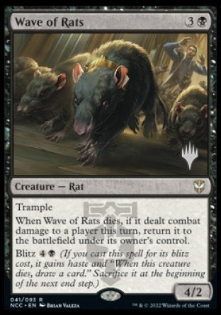 Wave of Rats (Promo Pack) [Streets of New Capenna Commander Promos] | Boutique FDB TCG