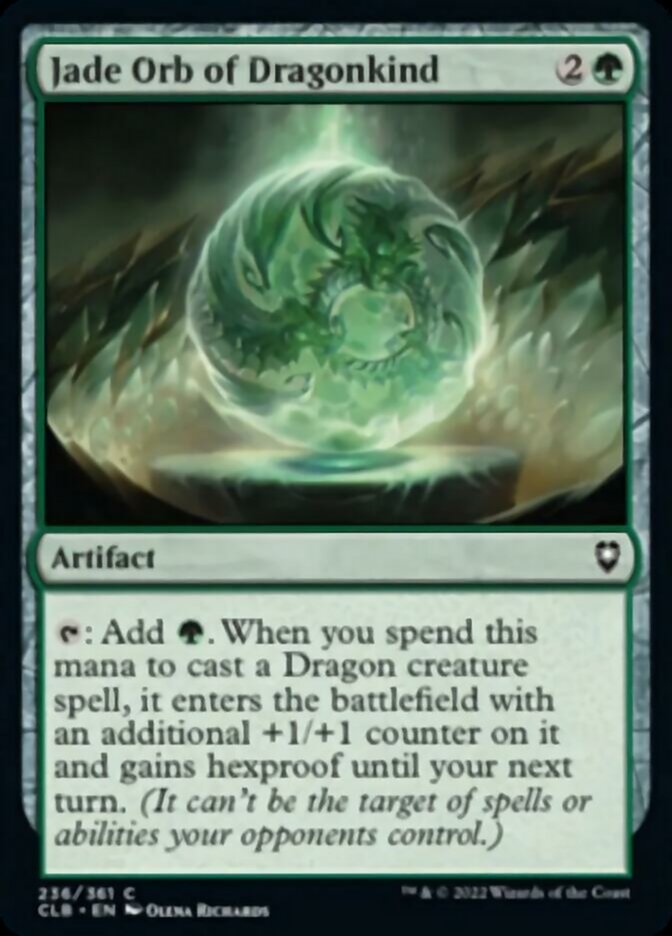 Jade Orb of Dragonkind [Commander Legends: Battle for Baldur's Gate] | Boutique FDB TCG