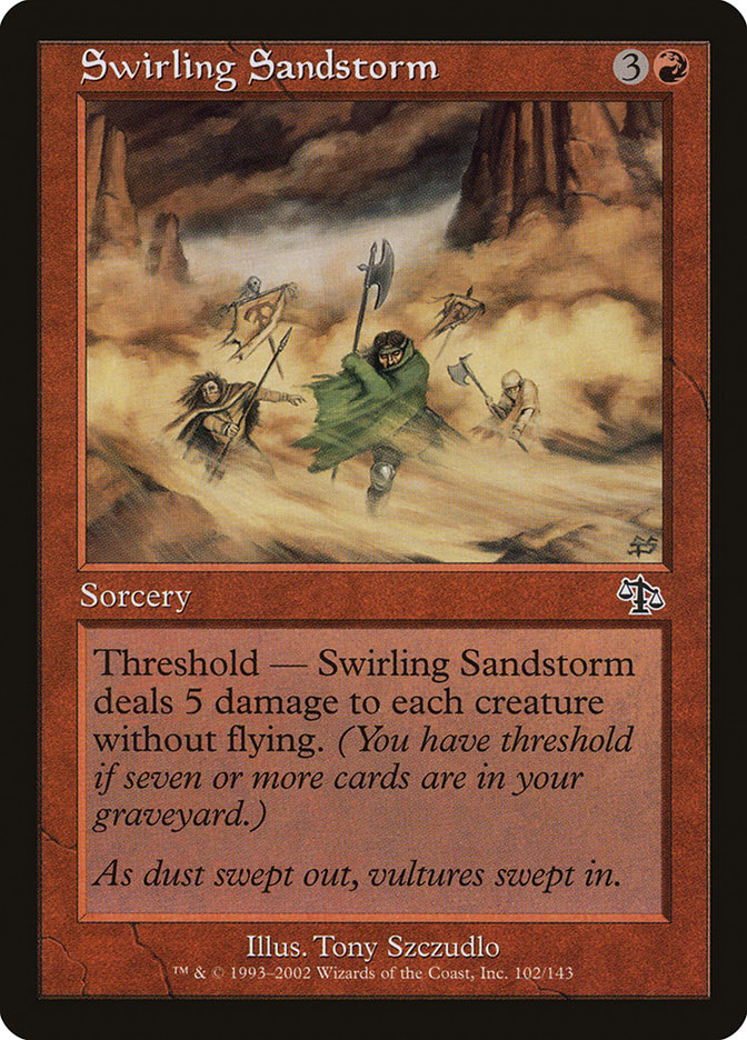 Swirling Sandstorm [Judgment] | Boutique FDB TCG