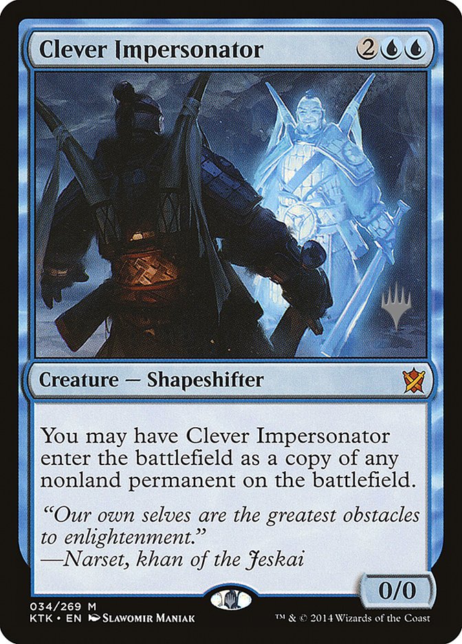 Clever Impersonator (Promo Pack) [Khans of Tarkir Promos] | Boutique FDB TCG