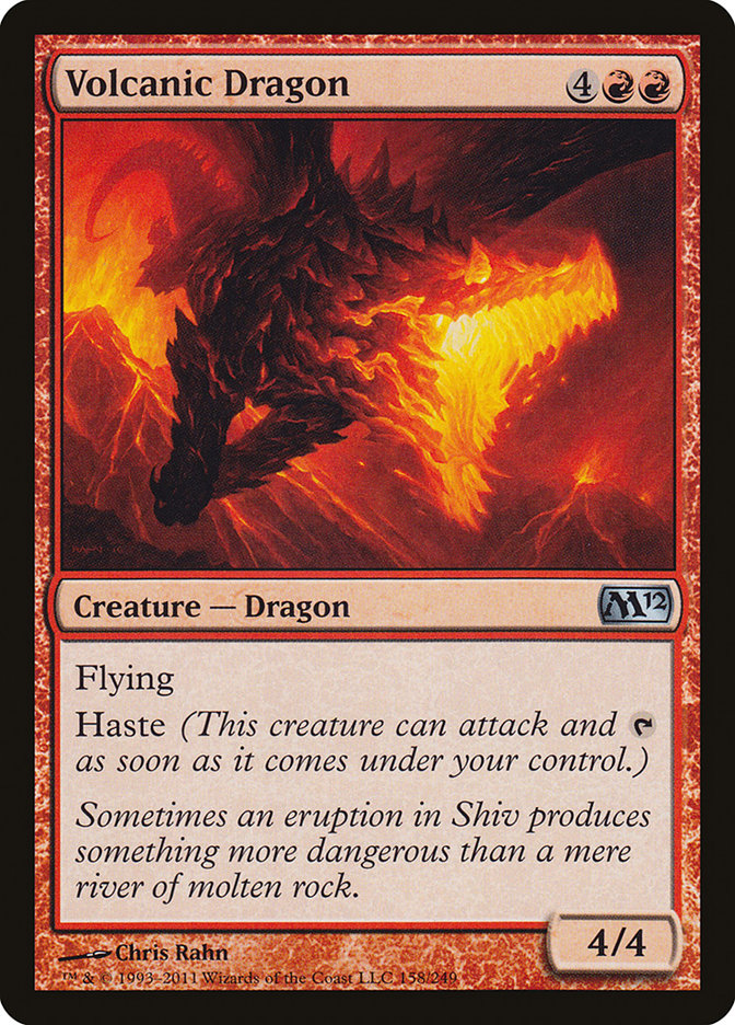 Volcanic Dragon [Magic 2012] | Boutique FDB TCG