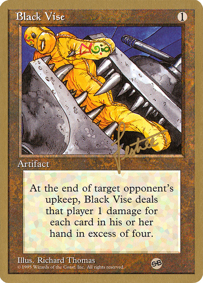 Black Vise (Bertrand Lestree) (SB) [Pro Tour Collector Set] | Boutique FDB TCG