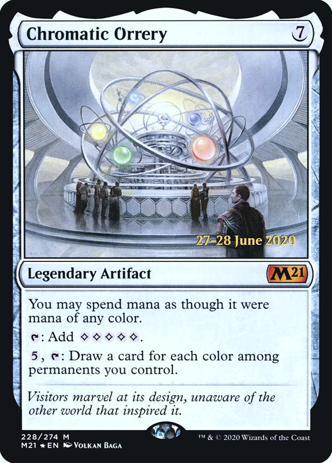 Chromatic Orrery [Core Set 2021 Prerelease Promos] | Boutique FDB TCG