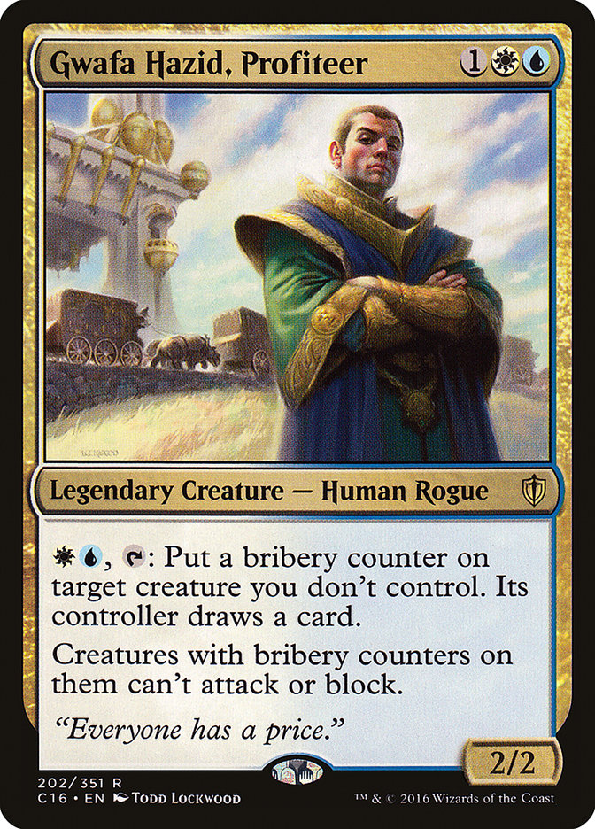 Gwafa Hazid, Profiteer [Commander 2016] | Boutique FDB TCG