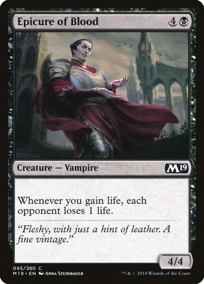 Epicure of Blood [Core Set 2019] | Boutique FDB TCG