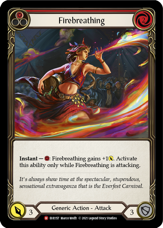 Firebreathing [EVR157] (Everfest)  1st Edition Normal | Boutique FDB TCG