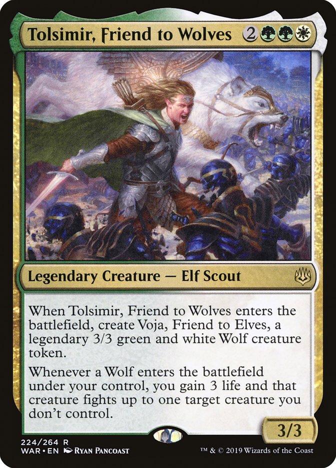 Tolsimir, Friend to Wolves [War of the Spark] | Boutique FDB TCG