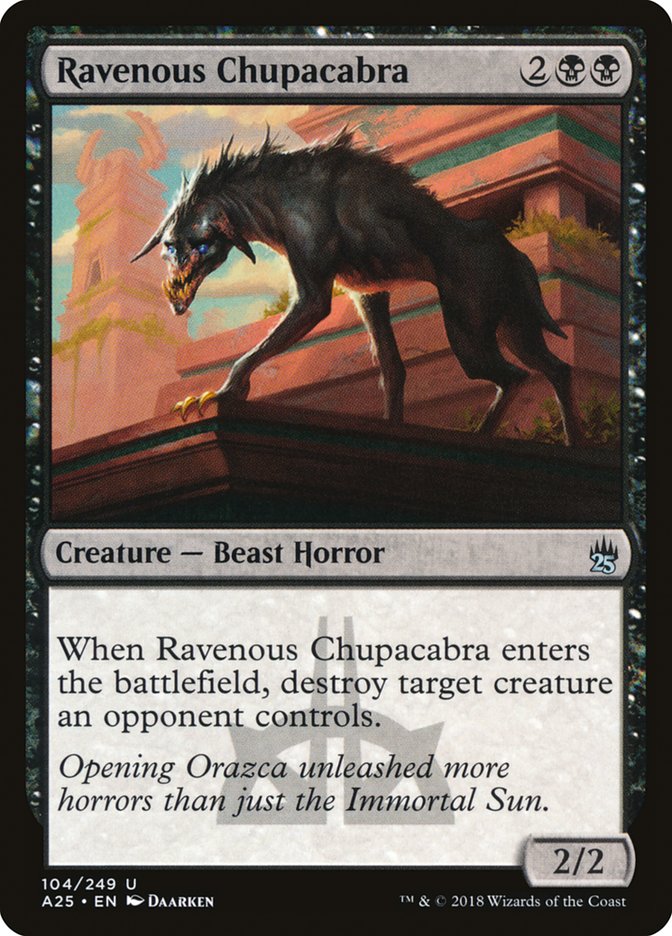 Ravenous Chupacabra [Masters 25] | Boutique FDB TCG