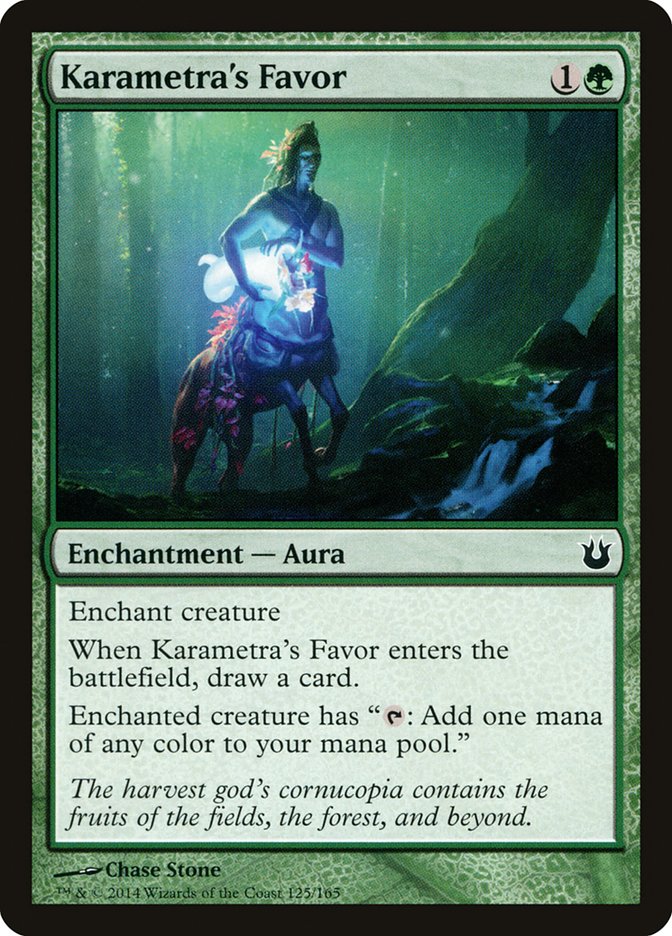 Karametra's Favor [Born of the Gods] | Boutique FDB TCG