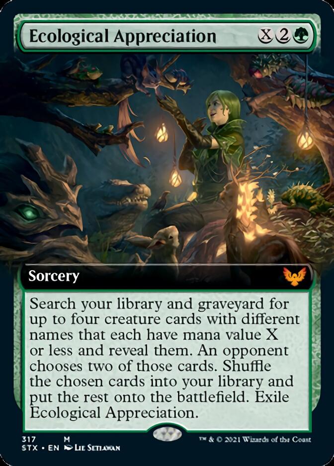 Ecological Appreciation (Extended Art) [Strixhaven: School of Mages] | Boutique FDB TCG