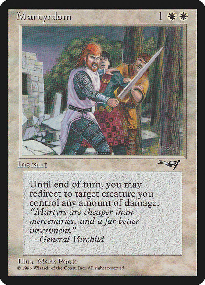 Martyrdom (Sword Drawn) [Alliances] | Boutique FDB TCG