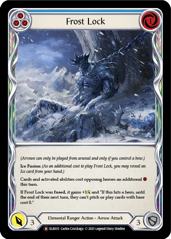 Frost Lock [U-ELE035] (Tales of Aria Unlimited)  Unlimited Normal | Boutique FDB TCG