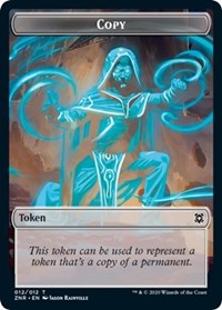 Copy // Drake Double-Sided Token [Zendikar Rising Tokens] | Boutique FDB TCG