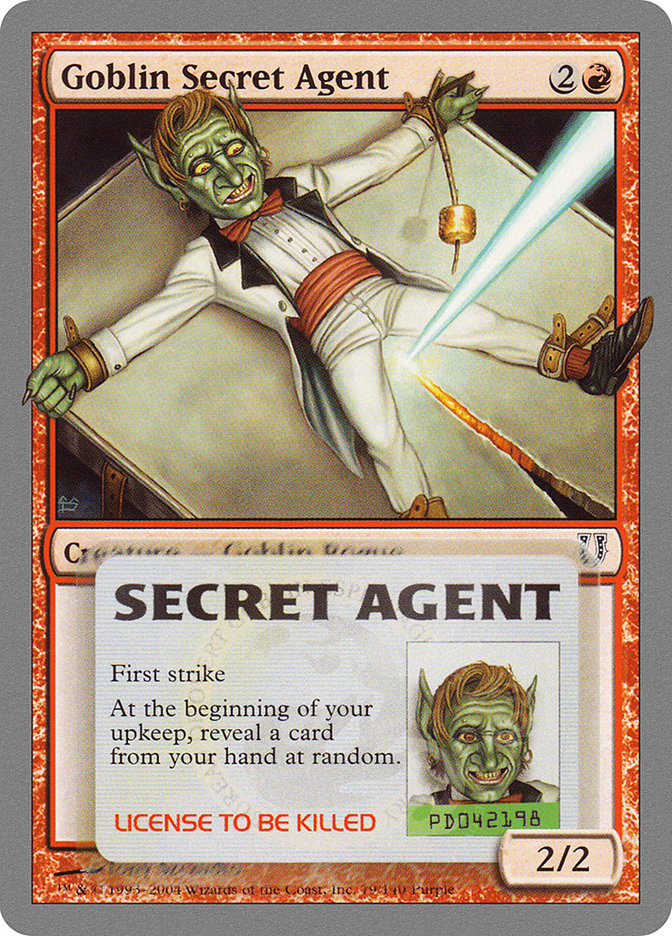 Goblin Secret Agent [Unhinged] | Boutique FDB TCG