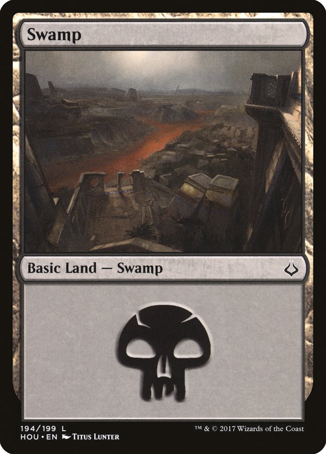 Swamp (194) [Hour of Devastation] | Boutique FDB TCG