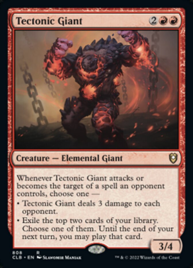 Tectonic Giant [Commander Legends: Battle for Baldur's Gate] | Boutique FDB TCG