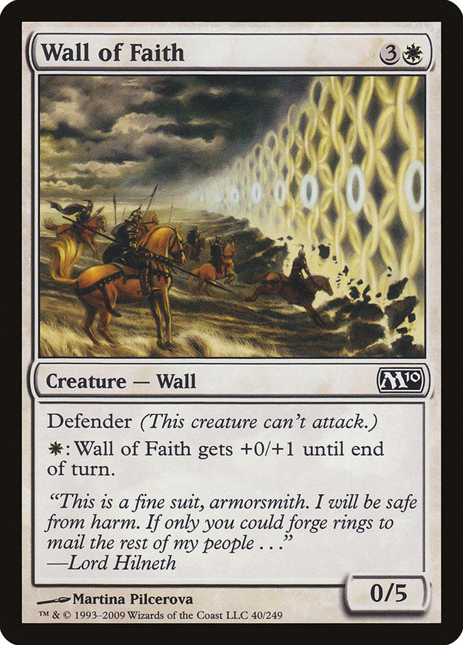 Wall of Faith [Magic 2010] | Boutique FDB TCG