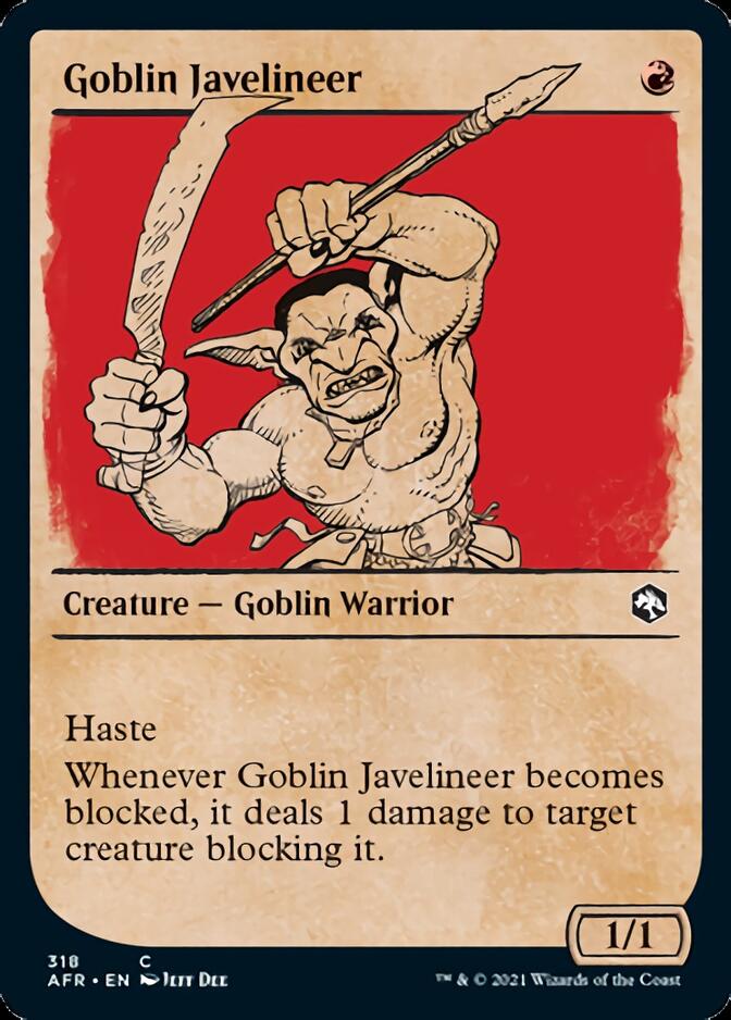 Goblin Javelineer (Showcase) [Dungeons & Dragons: Adventures in the Forgotten Realms] | Boutique FDB TCG