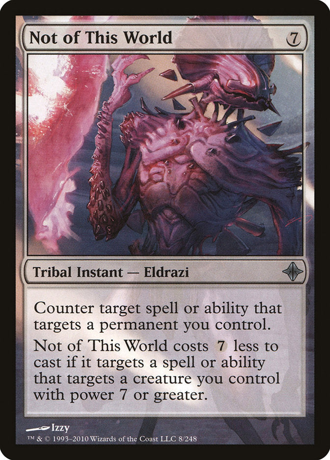 Not of This World [Rise of the Eldrazi] | Boutique FDB TCG