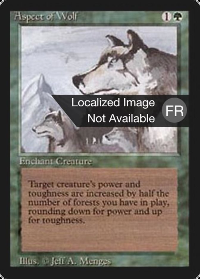 Aspect of Wolf [Foreign Black Border] | Boutique FDB TCG