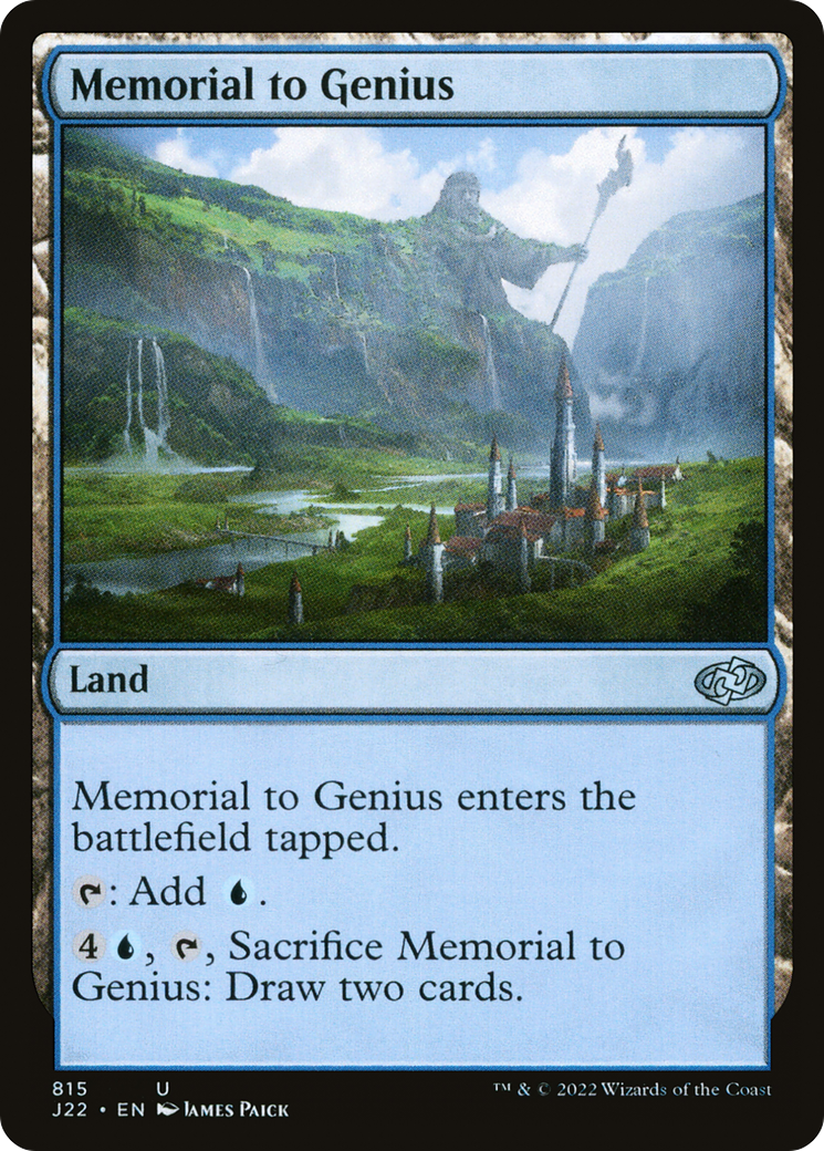 Memorial to Genius [Jumpstart 2022] | Boutique FDB TCG