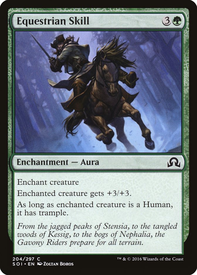 Equestrian Skill [Shadows over Innistrad] | Boutique FDB TCG