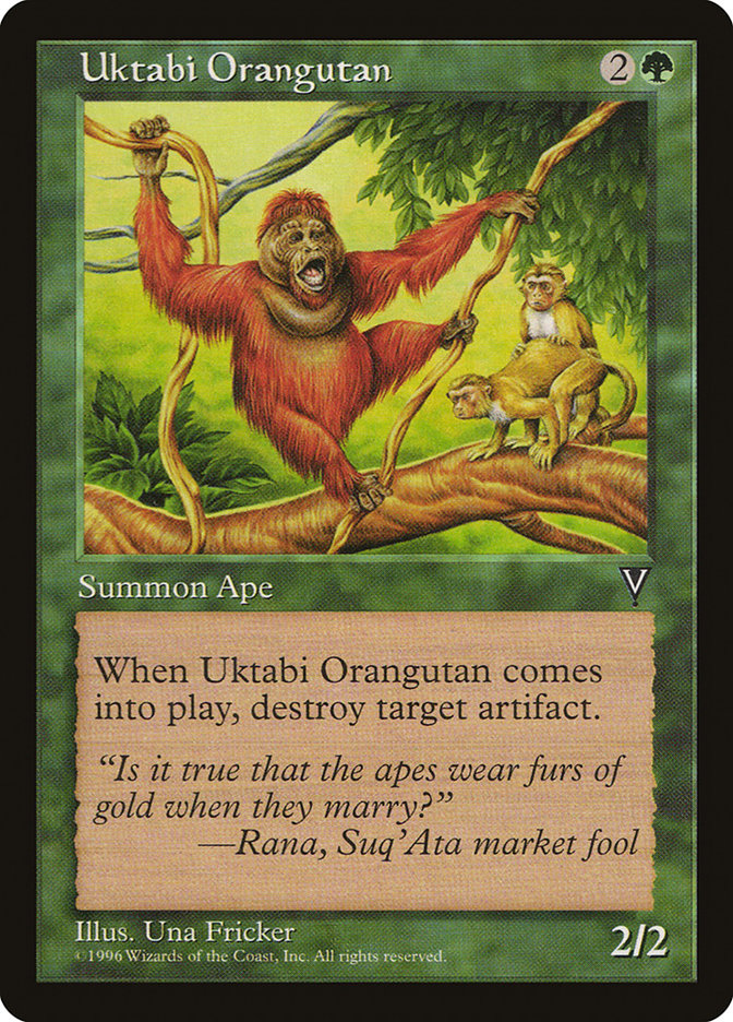 Uktabi Orangutan [Visions] | Boutique FDB TCG