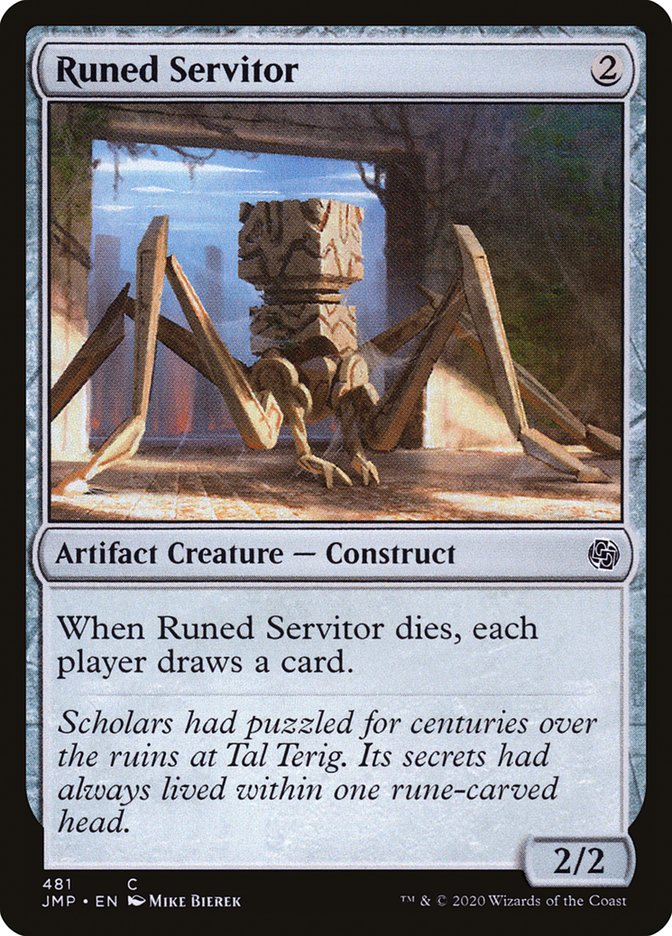 Runed Servitor [Jumpstart] | Boutique FDB TCG