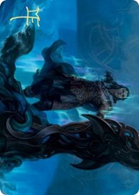 Cosima, God of the Voyage Art Card (Gold-Stamped Signature) [Kaldheim Art Series] | Boutique FDB TCG