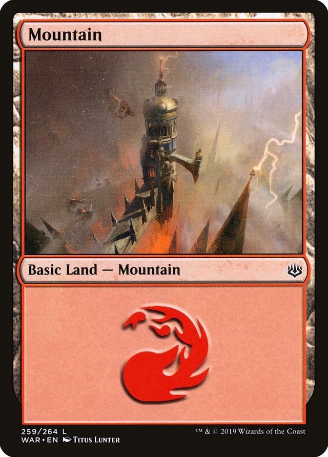 Mountain (259) [War of the Spark] | Boutique FDB TCG