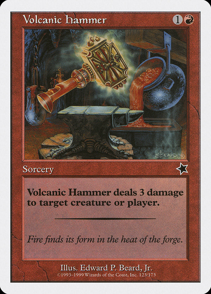 Volcanic Hammer [Starter 1999] | Boutique FDB TCG