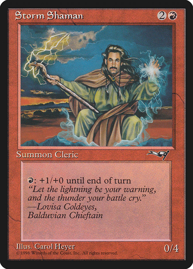 Storm Shaman (Male) [Alliances] | Boutique FDB TCG