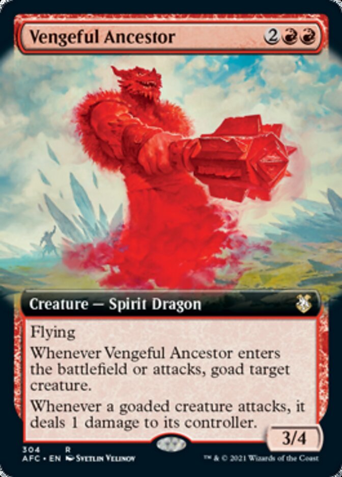 Vengeful Ancestor (Extended Art) [Dungeons & Dragons: Adventures in the Forgotten Realms Commander] | Boutique FDB TCG