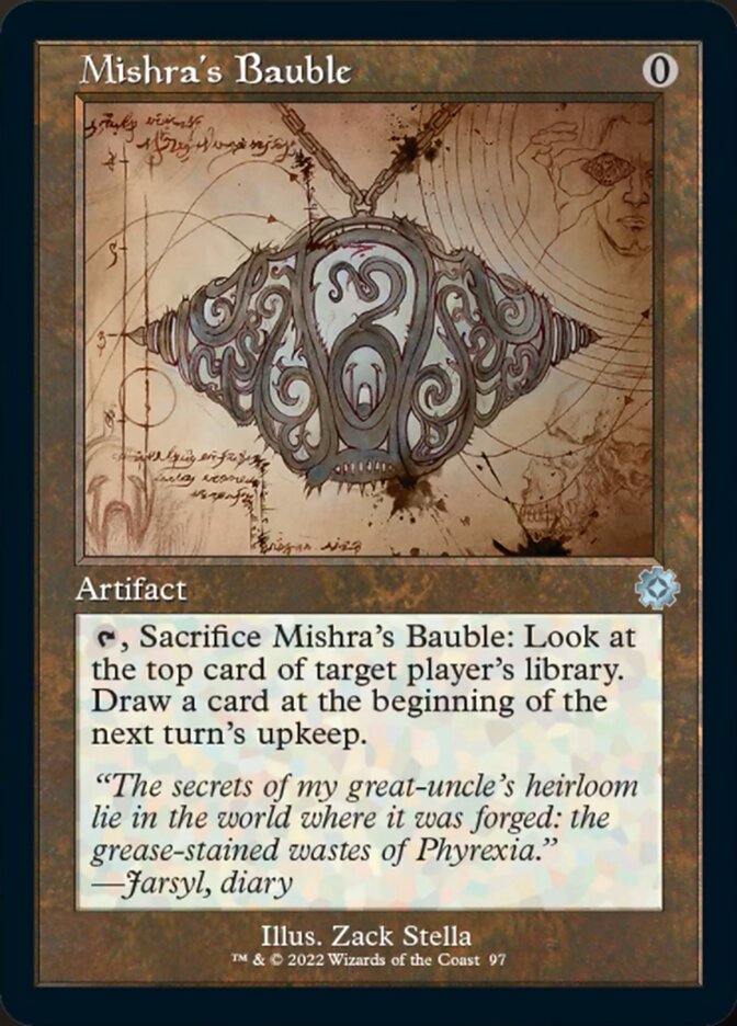 Mishra's Bauble (Retro Schematic) [The Brothers' War Retro Artifacts] | Boutique FDB TCG