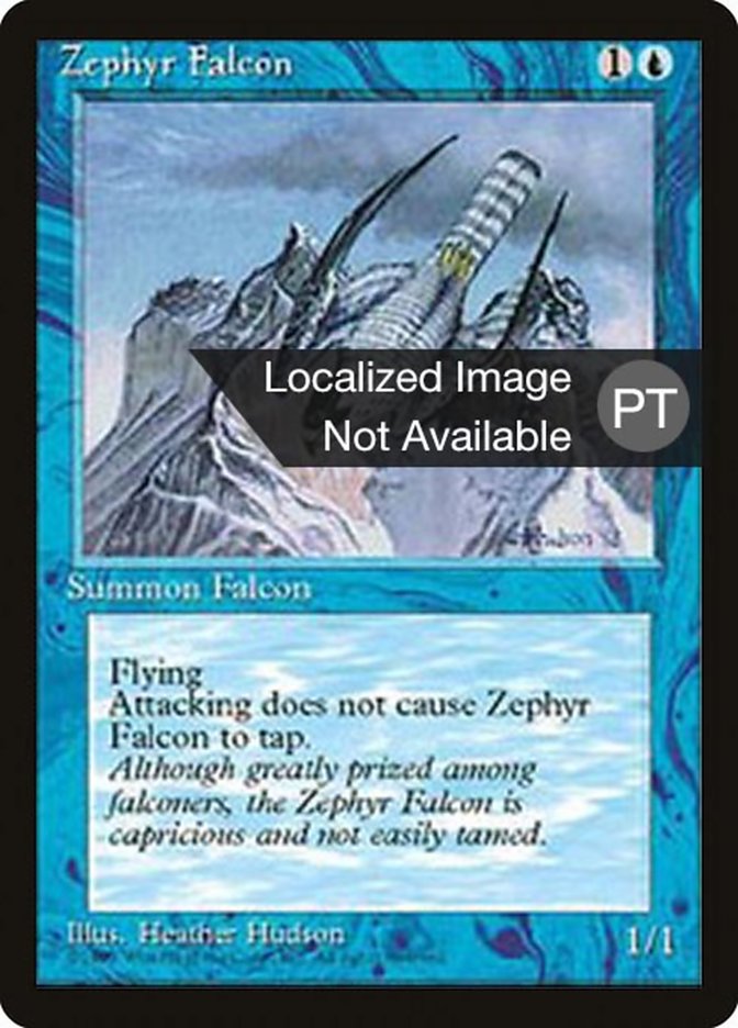 Zephyr Falcon [Fourth Edition (Foreign Black Border)] | Boutique FDB TCG