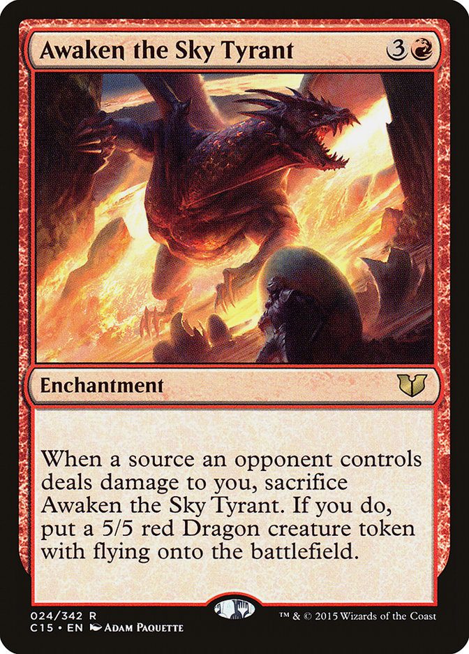 Awaken the Sky Tyrant [Commander 2015] | Boutique FDB TCG