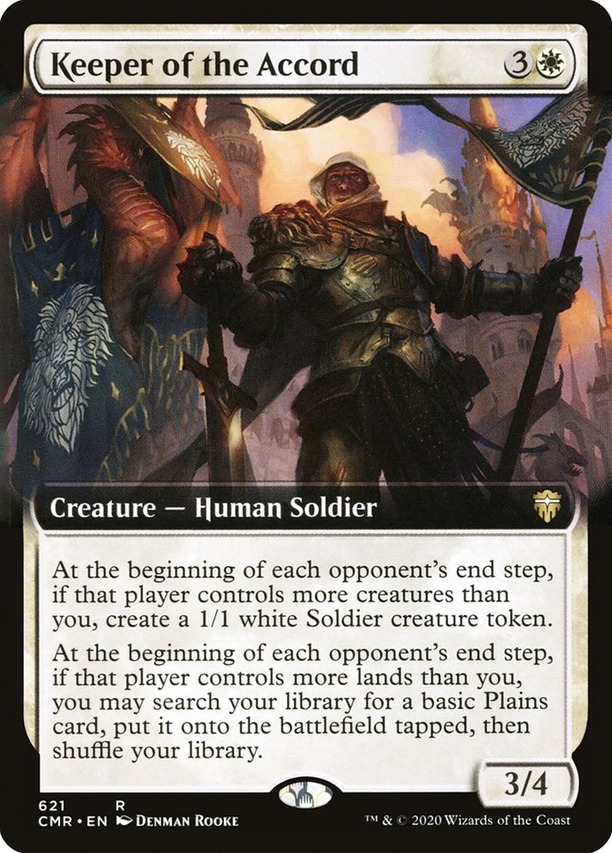 Keeper of the Accord (Extended Art) [Commander Legends] | Boutique FDB TCG